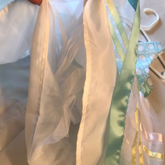 SOLD XP -NEW Exquisite Easter Dress satin,chiffon - Picture 5 of 6